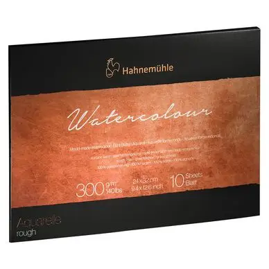 Bloc aquarelle grain torchon The Collection Watercolour 300 g/m² 10F - Hahnemühle Dernier Modèle