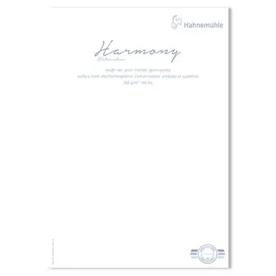 Papier aquarelle grain torchon Harmony 300 g/m² - Hahnemühle Commander Maintenant
