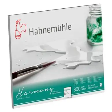 Bon Plan Bloc aquarelle grain satiné Harmony 300 g/m² 12F - Hahnemühle
