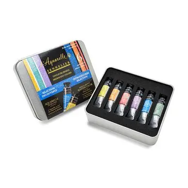Top Vente Aquarelle extra-fine Set Couleurs irisées 6 tubes 10 ml Découverte - Sennelier