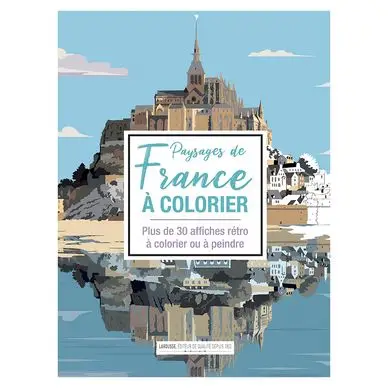 Livre de coloriage Paysages de France à colorier - Larousse Super Prix