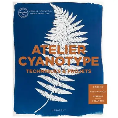 Seulement Aujourd'hui Livre Atelier Cyanotype Techniques et Projets - Marabout