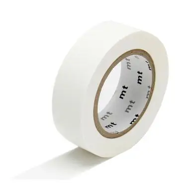 Remise Masking Tape 7 m x 15 mm Uni Blanc Mat - Masking Tape mt
