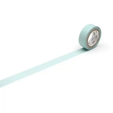 Usine Directe Masking Tape 7 m x 15 mm Uni Pastel Émeraude - Masking Tape mt
