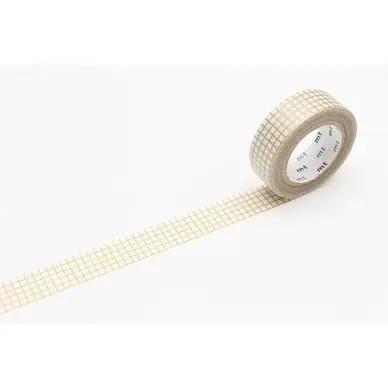 Masking Tape 7 m x 15 mm Quadrillé Or - Masking Tape mt Achetez Aujourd'hui