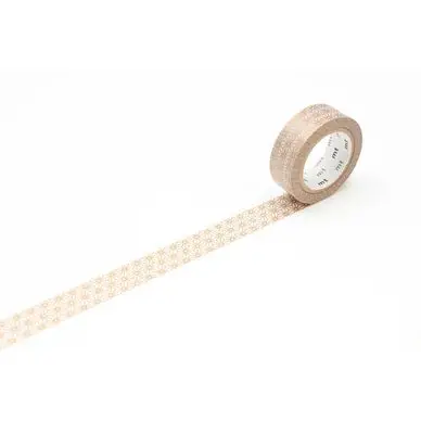 Masking Tape 7 m x 15 mm Étoile Or Asanoha Sinchu - Masking Tape mt Vente Flash