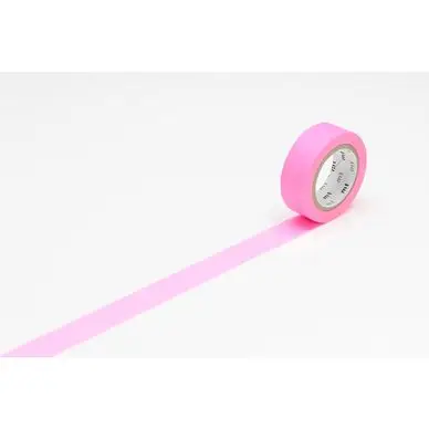 Masking Tape 7 m x 15 mm Uni Rose Fluo - Masking Tape mt Seulement Aujourd'hui