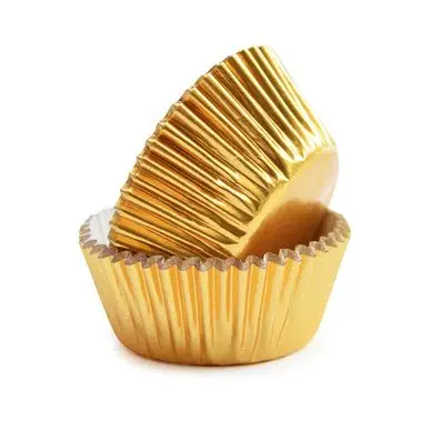 Caissette à gâteau en papier 36 pcs Doré - ScrapCooking Seulement Aujourd'hui