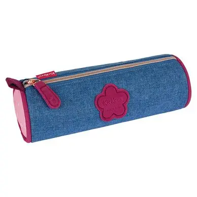 Trousse ronde 1 compartiment 22 x 8 cm Girl - Kickers Nouvelle Collection