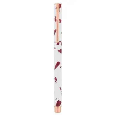 Authentique Stylo roller à cartouche Terrazzo Design aléatoire - Editions Oberthur