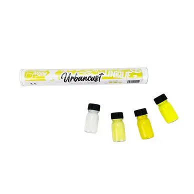 Must-Have Peinture Custom Cuir Kit 4 Flacons 10 ml Tons Jaunes - Urbancust