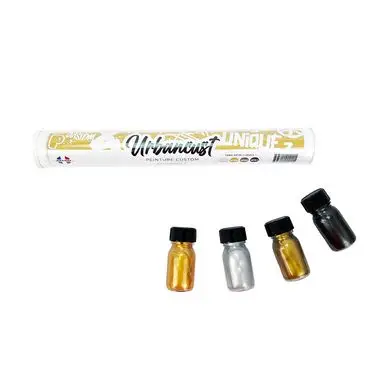 Livraison Express Peinture Custom Cuir Kit 4 Flacons 10 ml Tons Métalliques - Urbancust