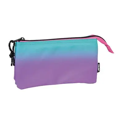 Trousse 5 compartiments Sunset Violet/Turquoise - MILAN Dernier Modèle