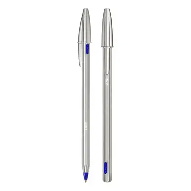 Stylo à bille Cristal Rechargeable Medium Kit Bleu Pas Cher
