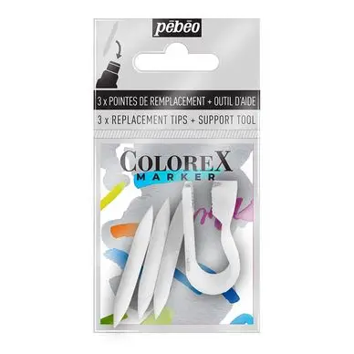 Prix Promo Pointes de rechange pour Marqueur Colorex Marker 3 pcs - Pébéo