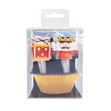 Caissettes et cake toppers Casse-Noisette 24 pcs - ScrapCooking Quantité Limitée
