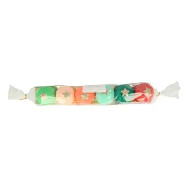 Boule surprise de Noël Arc-en-ciel 6 pcs - Meri Meri Pas Cher