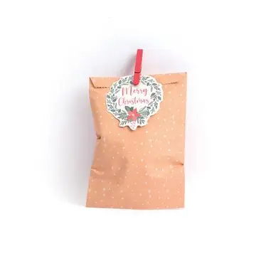 Sachet cadeau à décorer Étoiles 17.7 x 11.4 cm Kit de 6 pcs - Graine Créative Offre Exclusive