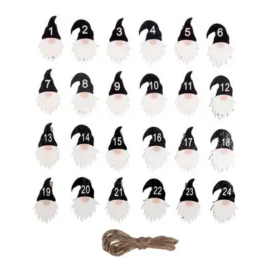 Chiffres sur pince pour Calendrier de l'Avent 2.8 x 4.5 cm Lutin - Rayher Paiement Sécurisé