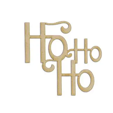 HO HO HO 9,8 x 10,2 cm - Spider Lily Populaire