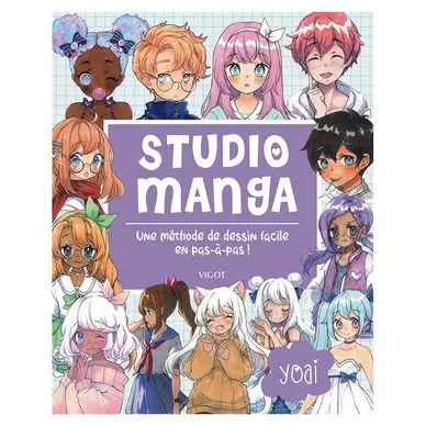 Seulement Aujourd'hui Livre Studio Manga Une méthode de dessin facile pas-à-pas - Éditions Vigot