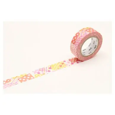 Masking Tape 7 m x 15 mm Collage Pois Rose - Masking Tape mt Meilleure Vente