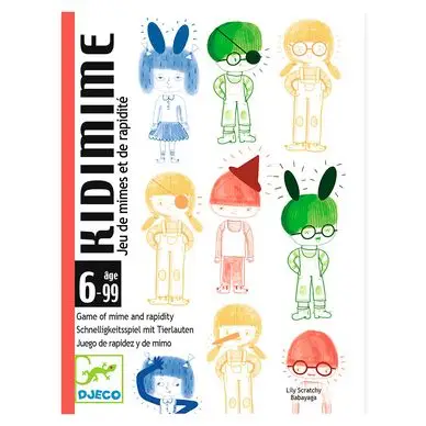 Jeu de cartes Kidimime - Djeco Offre Exclusive