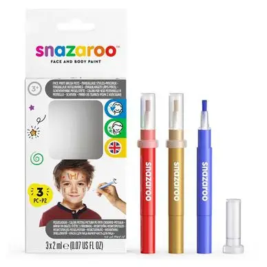 Retour Gratuit Maquillage Set de 3 Stylos Pinceaux Aventure - Snazaroo