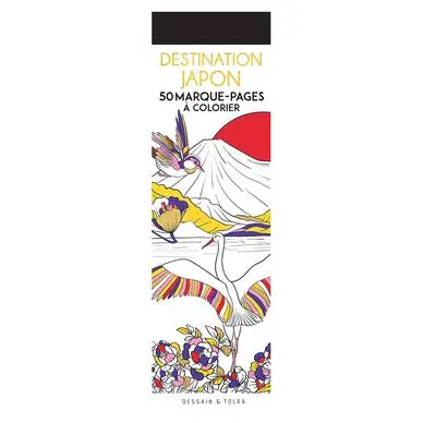 Prix Choc Marque-pages à Colorier Destination Japon - Dessain et Tolra