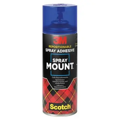 Colle aérosol SprayMount 400 ml Repositionnable - 3M Pas Cher