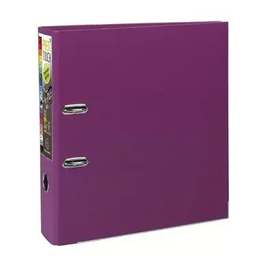 Nouveauté Classeur à levier Prem'Touch A4 Dos 80 mm Fuchsia - Exacompta