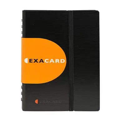 Porte-cartes de visite Exacard Capacité 120 cartes 20 x 14,5 cm - Exacompta Remise