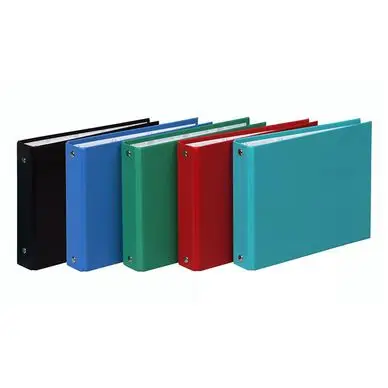 Soldes Classeur 12,5 x 20 cm 2 anneaux Dos 25 mm spécial fiches - Exacompta