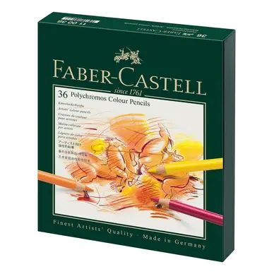 Coffret Polychromos 36 crayons de couleurs - Faber-Castell Jusqu'à Épuisement Des Stocks