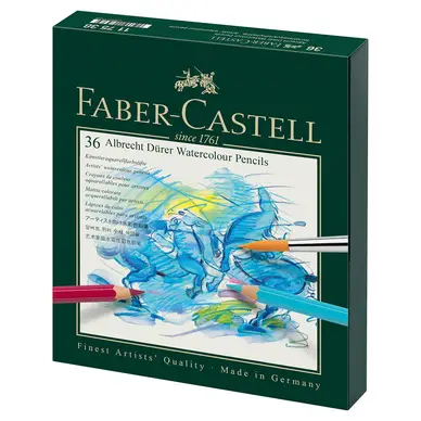 Crayon aquarellable Albrecht Dürer - Boite Studio 36 couleurs - Faber-Castell Commande En Gros