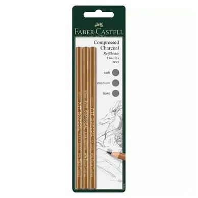 Promotion Set de 3 crayons fusain - Faber-Castell