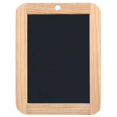 Ardoise naturelle 18 x 26 cm cadre bois - Wonday Réduction