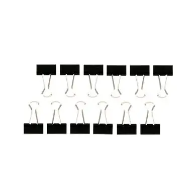 Pinces à dessin D-Clip 19 mm écartement 6 mm par 12 - Wonday Nouvelle Collection