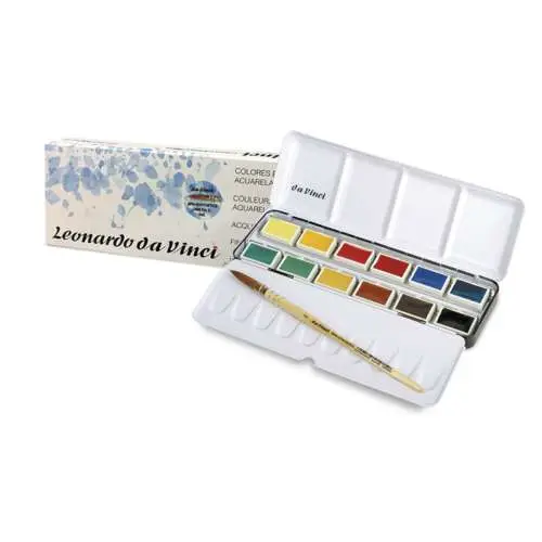 Coffret d'aquarelle Léonardo Da Vinci Livraison Express