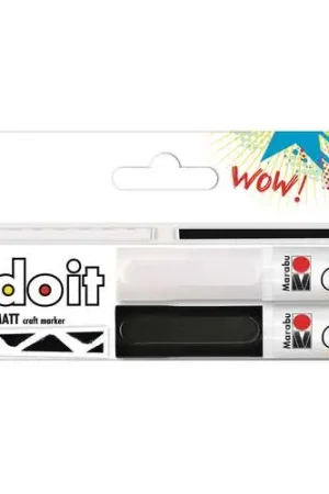 Retour Gratuit Set de 2 marqueurs acryliques Do It Marabu