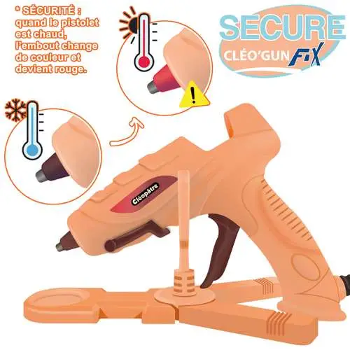 Set découverte pistolet Cléo'Gun fix secure Cléopâtre Vente Directe