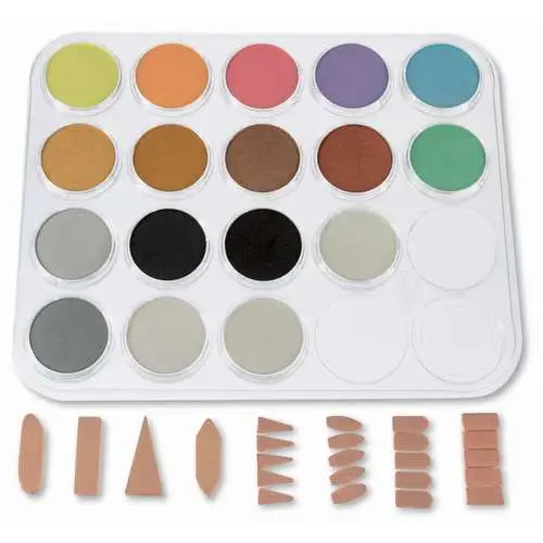 Set de 17 PanPastel™ métalliques, nacrés et médium Paiement Sécurisé