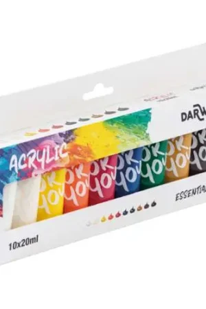Expédition Rapide Set de 10 tubes acrylique Darwi for You
