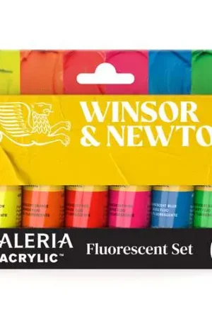 Prix Bas Set acrylique nuances fluos Galeria Winsor & Newton