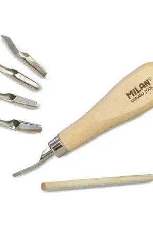 Set de 5 gouges pour gravure en relief Milan Retour Gratuit
