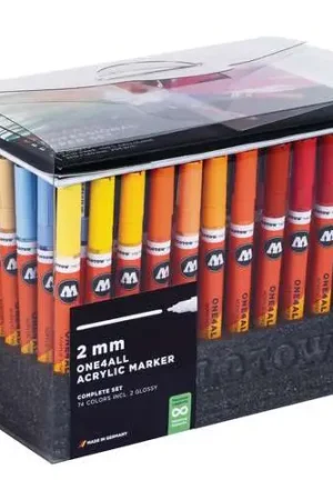 Meilleur Prix Set complet de marqueurs acryliques 127HS ONE4ALL Molotow