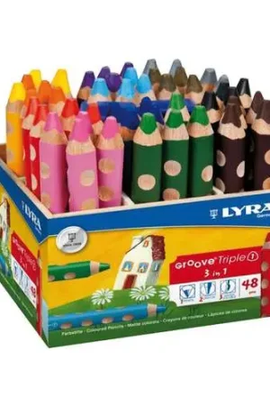 Coffret de crayons de couleur Groove Triple Lyra Top Vente