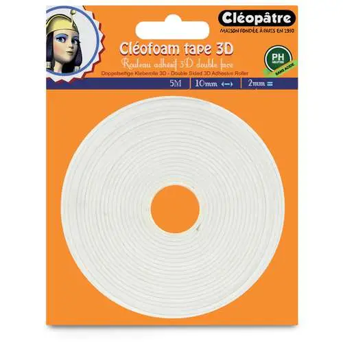 Solde Rouleau adhésif double-face effet 3D Cléopatre