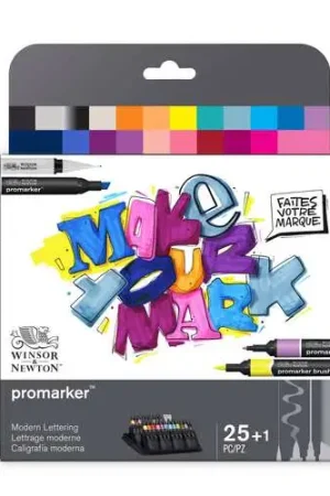 Expédition Rapide Trousse Promarker Modern Lettering Winsor & Newton
