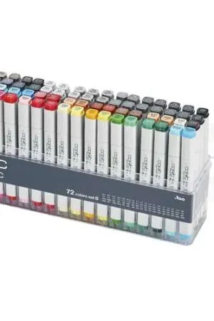Vente Flash Set B de 72 marqueurs Classic COPIC